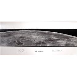 Apollo 17, 1972, Panorama Lunar Photo
