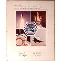 STS-6, 1983, FLOWN Crew Patch