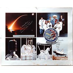 STS-61B, 1985 FLOWN Crew Patch