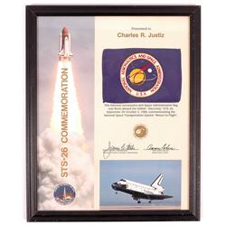 STS-26, 1988, FLOWN NASA Flag