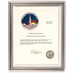 STS-26, 1988, FLOWN Sterling Silver Robbins Medallion
