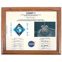 STS-52, 1992, FLOWN Mission Flag