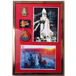 BURAN Test Pilot Team Autographed Pictures