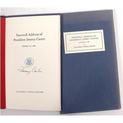 Carter, Jimmy Farewell Adress