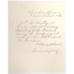 Andrew Johnson Cabinet Appointment