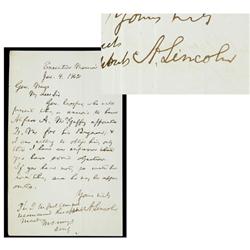 President Lincoln Makes A Recommendation But Gen. Meigs Refuses