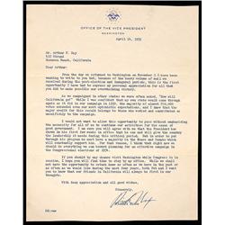 Nixon TLS as VP Re California and Ike