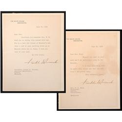FDR Writes Joe Kennedy 6 Weeks Before the Start of WWII