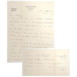 Scarce FDR ALS to His Youngest Son