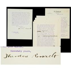 Theodore Roosevelt: Superb Political Content Letter