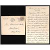 Scarce Taft ALS on personal, engraved stationery