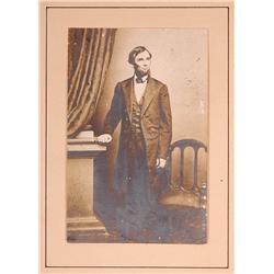[Lincoln, Abraham] Carte-de-Visite Photograph