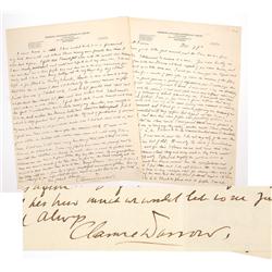 Very Personal Clarence Darrow ALS About a Los Angeles Trial