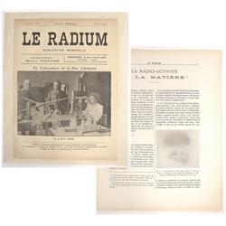 Becquerel, Henri. "La radio-activite de la matiere"
