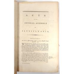 Acts of the General Assembly of Pennsylvania, 1793-1797