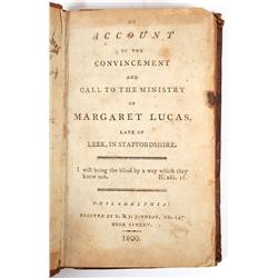 Call to Ministry of Margret Lucas, 1800