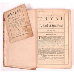 [The Trial of the Earl of Strafford], 2 Vols.