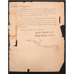 [Virginia] The State of Virginia Sponsors An Unsuccessful Amendment, 1808