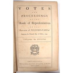 Acts of Assembly, Province of Pennsylvania, 1744-1758