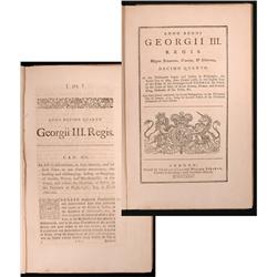 Boston Port Bill, First Edition, 1774