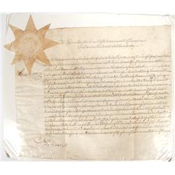 John Peter Gabriel Muhlenber DS As VP of Pennsylvlania - 1788