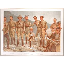 Vanity Fair Lithograph of British Officers