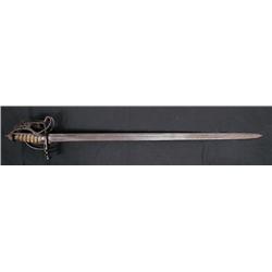 English/Scottish Basket Hilt Broad Sword Circa 1780-1840