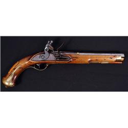 Antique German or Dutch Colonial Flintlock Pistol