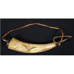 18th- Early 19th Century Powder Horn
