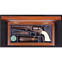 Cased 1849 Pocket Colt With Ivory Grips