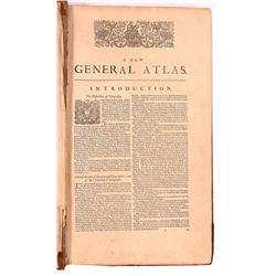 A New General Atlas, 1721