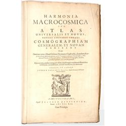 Cellarii, Andreae. Harmonia Macrocosmica Sev Atlas Universalis et Novus…