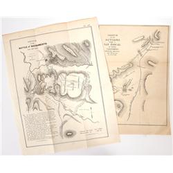 Two Battle Maps Of The War with Mexico