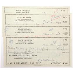 Rock Hudson Personal, Handsigned Checks