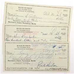 Rock Hudson Personal, Handsigned Checks