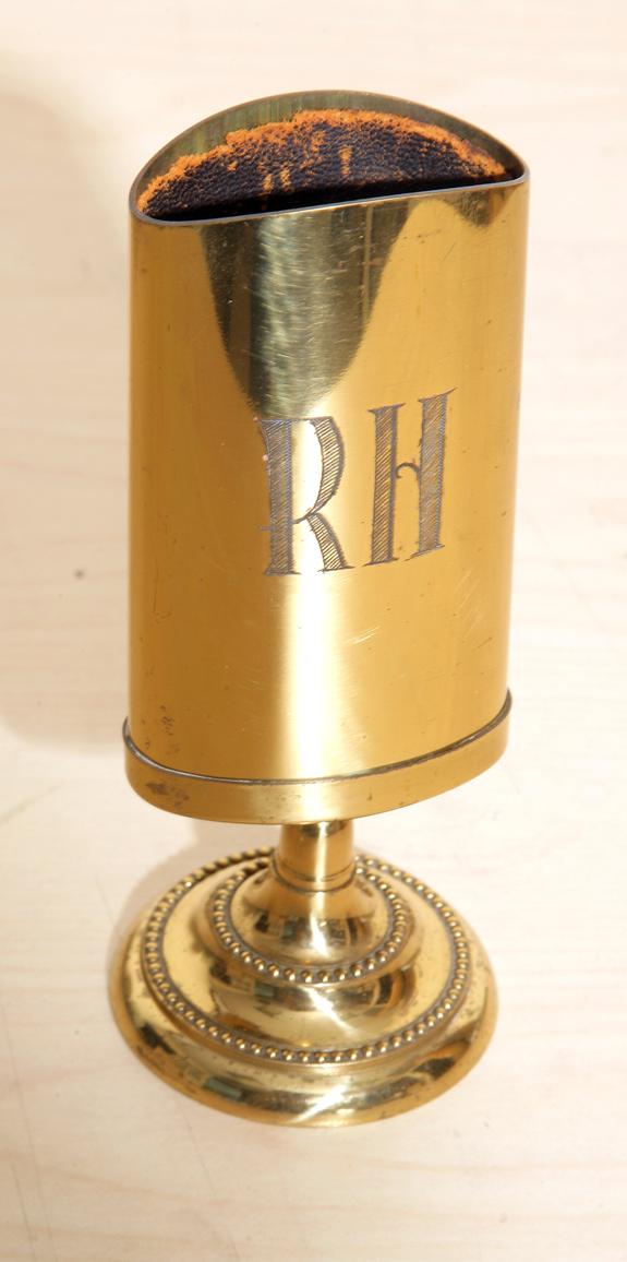 Rock Hudson's Brass Glasses Holder From His Desk