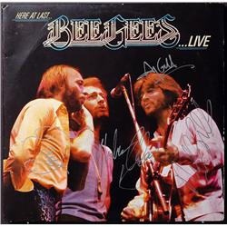 Bee Gees + Andy Gibb - Album Cover Signed