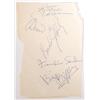 Image 1 : Buddy Holly, Ritchie Valens, Big Bopper - Autographs From the Winter Dance Party