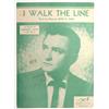 Image 1 : Cash, Johnny--Signed Sheet Music For "I Walk The Line"