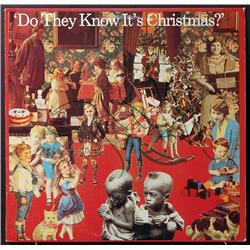 Geldof, Bob - "Do They Know It's Christmas?" Signed Album Cover