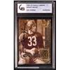 Image 1 : Sammy Baugh Signed Football Card