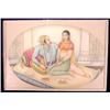 Image 1 : India - 19th Century Courting Scene Painted On Ivory