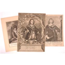 Four Portraits of Dutch Naval Officers & Ship Captains, Two 17th Century
