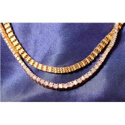 Jose Hess, Diamond, 18K Yellow Gold Necklace