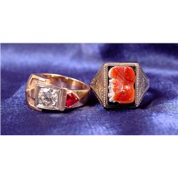 Collection of 2 Vintage Rings