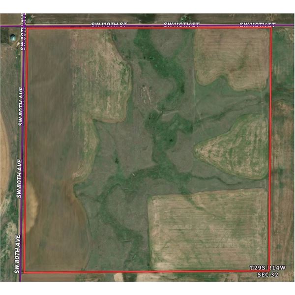 Tract 1 - 160+/- Acres of Dryland and Native Grass