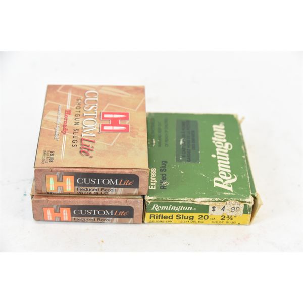 12 Rounds 20 Gauge Slugs