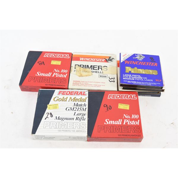 Box Lot 527 Miscellaneous Primers