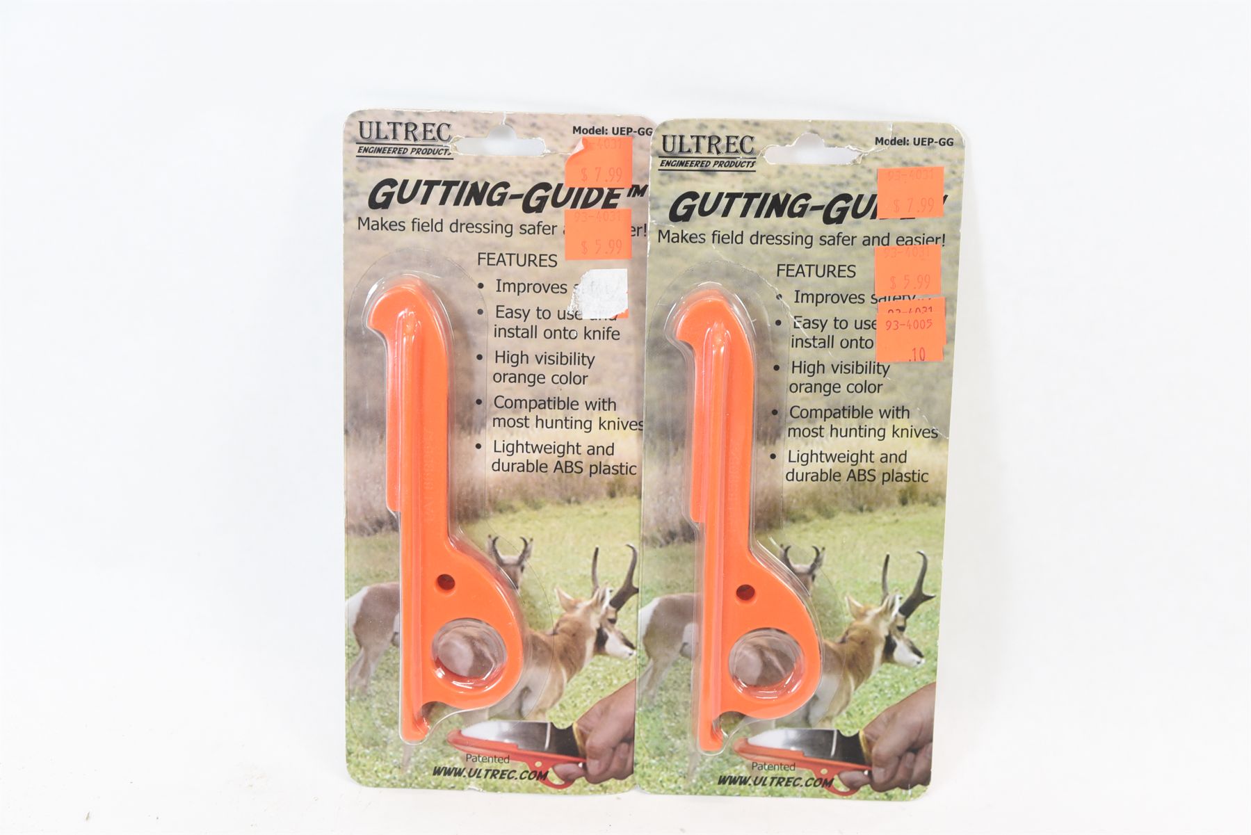 2 Packages Ultrec Gutting Guide
