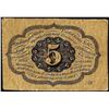 Image 2 : July 17, 1862 First Issue Five Cents Fractional Currency Note